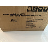 VINTAGE *NEW* 1980's General Sound # GS-2626 4-Band Dual Cassette Boombox