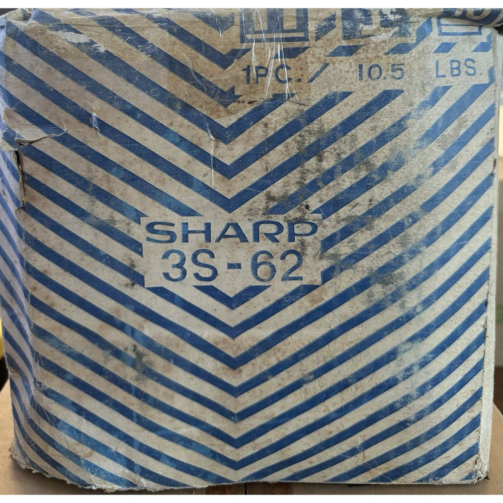 VINTAGE 1981 Sharp 3S-62 Sidekick Portable TV Works | Pristine