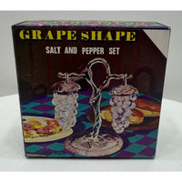 VINTAGE *NEW* 1960's Red Grape Shape Salt and Pepper Shakers Set of 2