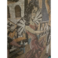 VINTAGE *PRISTINE* 1960's Flamenco Twirl Moroccan Velvet Tapestry