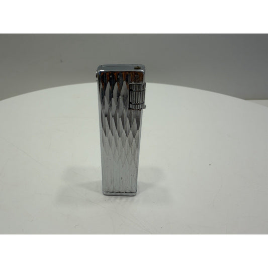 VINTAGE *NEW* 1950's Stellar Silver Textured Super Lighter