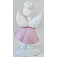 VINTAGE *NEW* 1960's April Girl Birthday Angel Figurine Porcelain 4MA-112