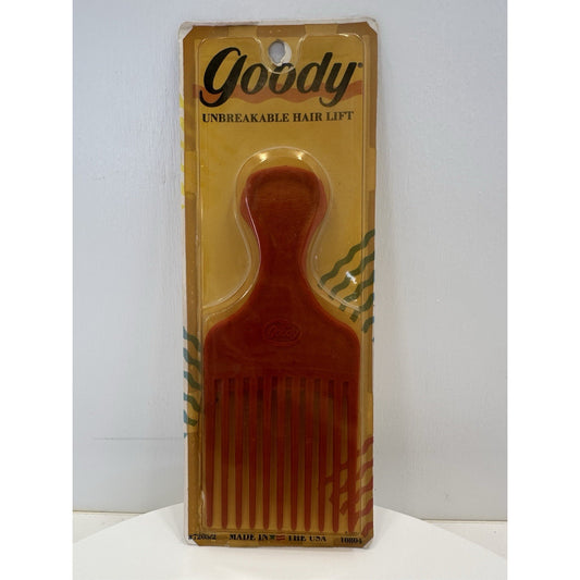 VINTAGE *NEW* 1980's Goody Red Unbreakable Hair Lift Comb 10804 | Movie