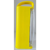VINTAGE *NEW* 1970's  Battery Operated Fluorescent Lantern Outdoor - Yellow