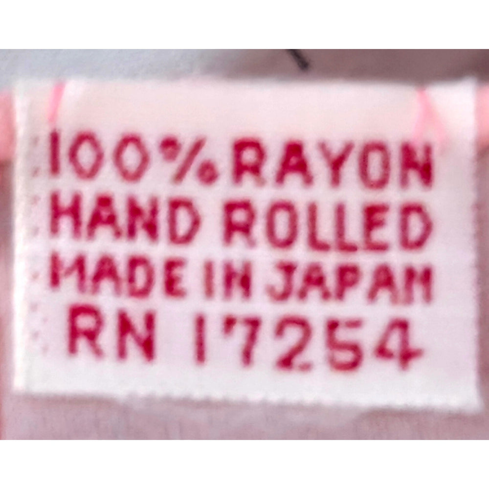 VINTAGE *NEW* 1950's "Juarez" Hand-Rolled Scarf 31" x "31" Pink Japan
