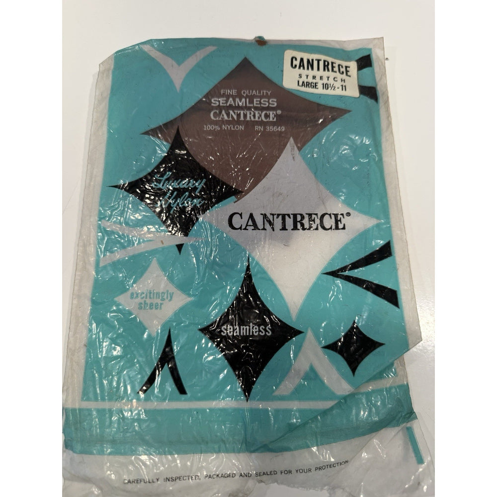 VINTAGE *NEW* Berco Rida/Cantrece Hosiery-Seamless-Lt Beige/Honey Combo Sz 10.5m