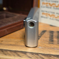 VINTAGE *NEW* 1960's Penguin Silver with Jewel Butane Lighter Japan