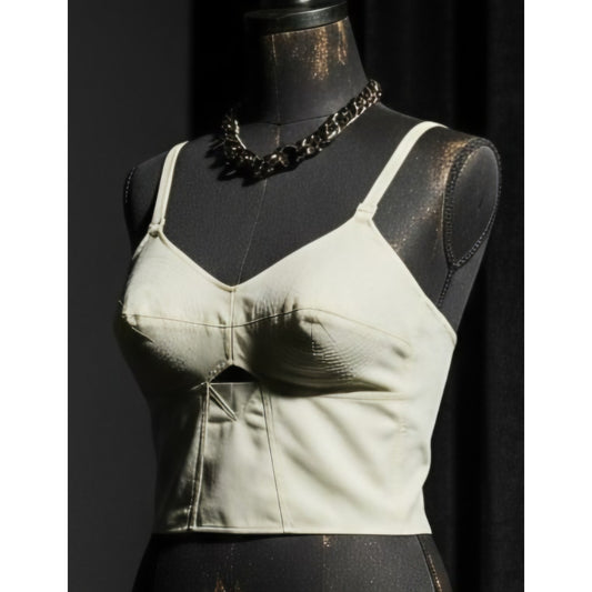 VINTAGE *NEW* 1960's Easi-Action Women's White Long-Line Bullet Bra | Top 42B