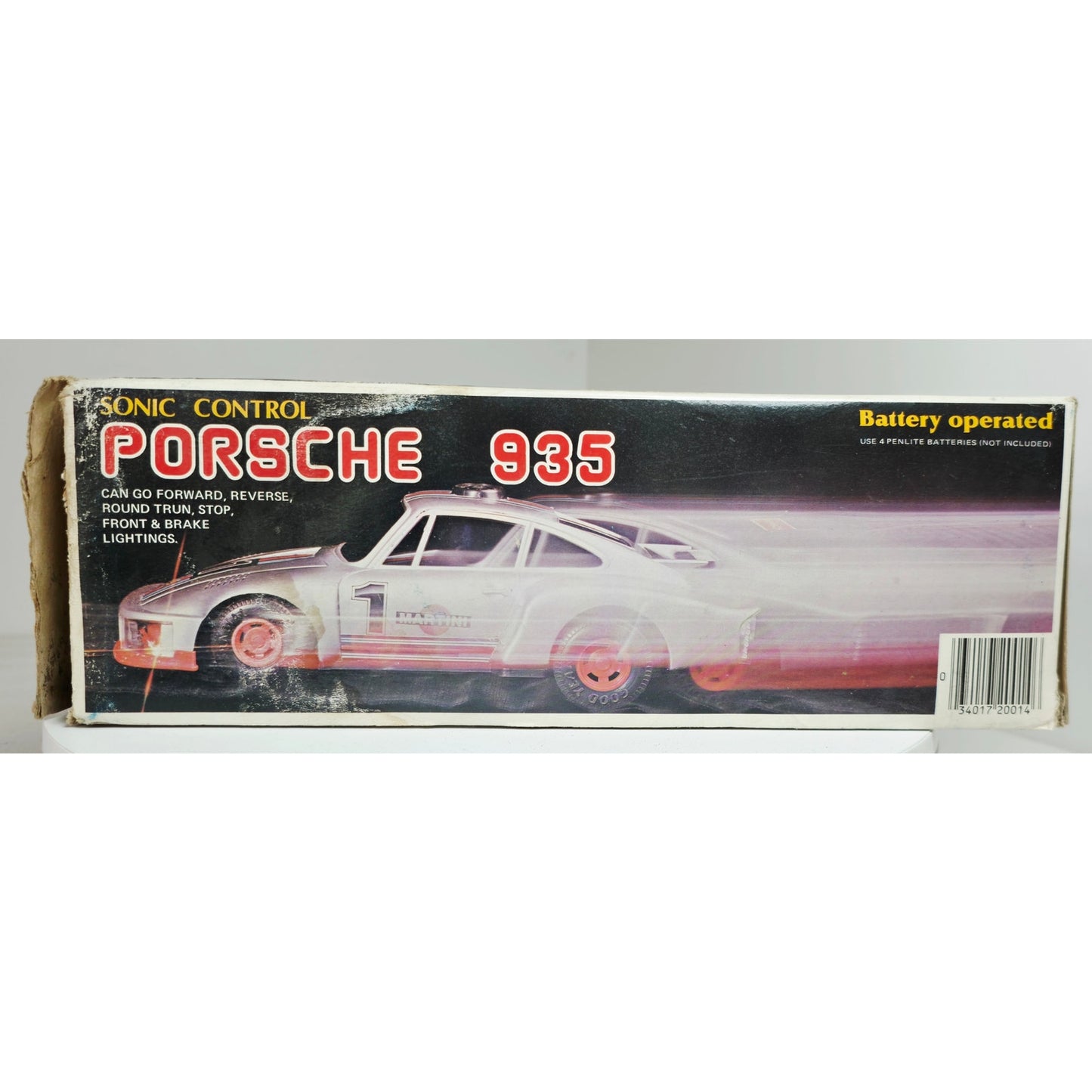 VINTAGE *NEW* 1979 Cobra Sonic Control Porsche 935 Battery Operated Toy Car