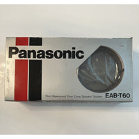 VINTAGE *NEW* Panasonic EAB-T60 Thin/Waterproof Dual Cone Car Speakers