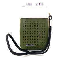 VINTAGE *NEW* 1960's Sakura FS-19 Green/Black Solid State Micro Transistor Radio