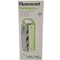 VINTAGE *NEW* 1970's Battery Operated Fluorescent Lantern Outdoor - Lime Green
