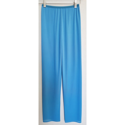 VINTAGE *NEW* 1960's Women's Bright Blue Day Pants | Pajama Pants Size 32