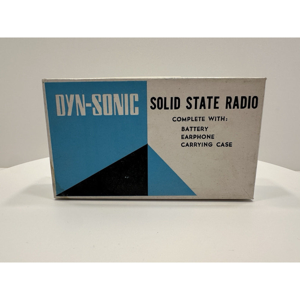 VINTAGE *NEW* 1960's/1970's Dyn-Sonic Transistor Radio Woodgrain