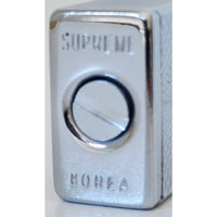 VINTAGE *NEW* 1960's Silver Textured Lighter in Original Box by Supreme USA