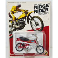 VINTAGE *NEW* 1981 Ridge Rider Red Honda Trail 70 Metal Scale Die-Cast Toy Motorcycle