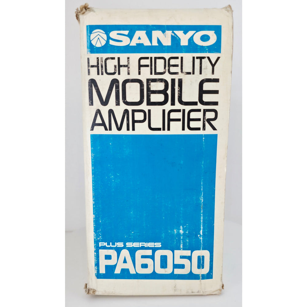 VINTAGE *NEW* 1980's Sanyo PA6050 High Fidelity Mobile Stereo Power Amplifier