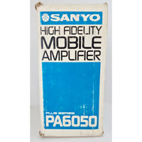 VINTAGE *NEW* 1980's Sanyo PA6050 High Fidelity Mobile Stereo Power Amplifier