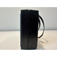 VINTAGE *NEW* Crown Transistor AM Pocket Radio Black British Design