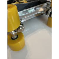 VINTAGE *NEW* 1970's Hot Shot Vinyl Demi-Boot Roller Skates- Men's 8/Women's 10