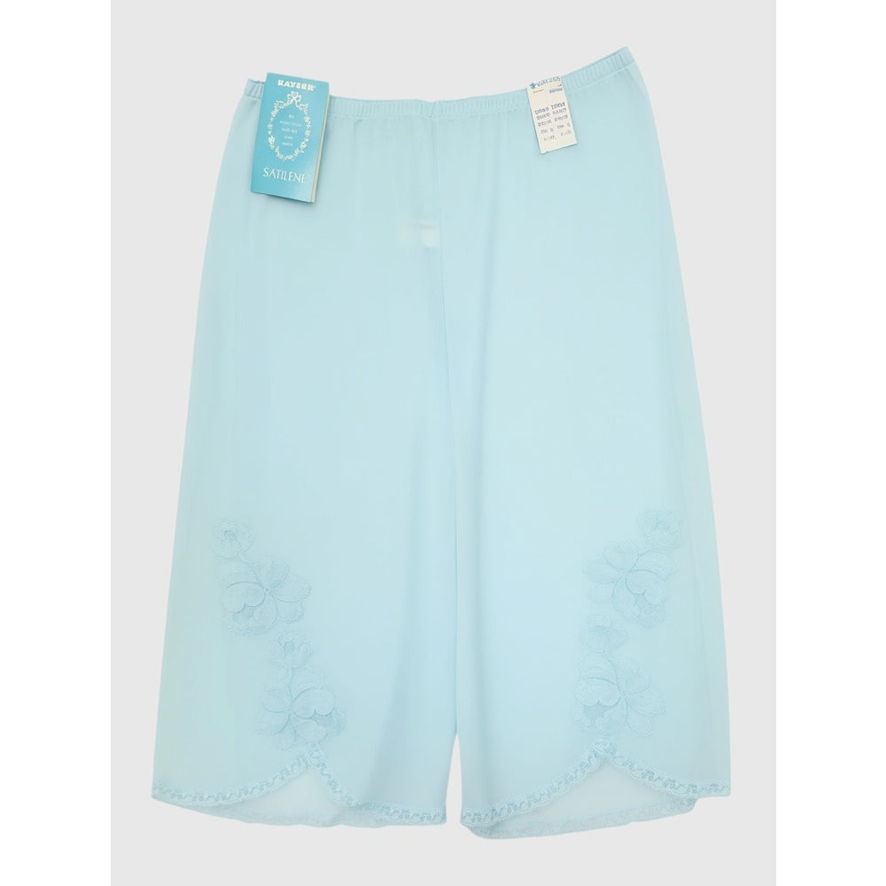 VINTAGE *NEW* 1960's Kayser Women's Light Blue w/Lace Bloomers Panties Size S