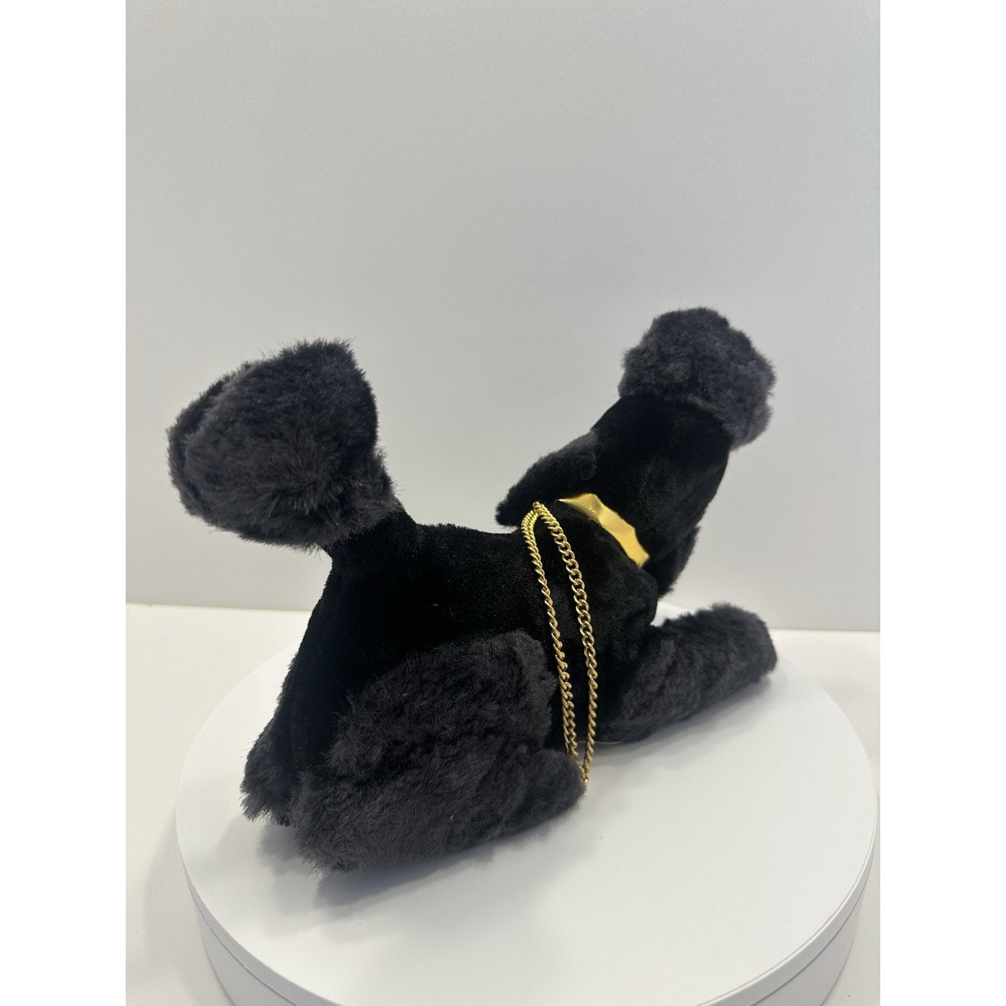 VINTAGE *NEW* 1960's Four Star AM Stuffy Micro Transistor Radio Black Poodle Dog