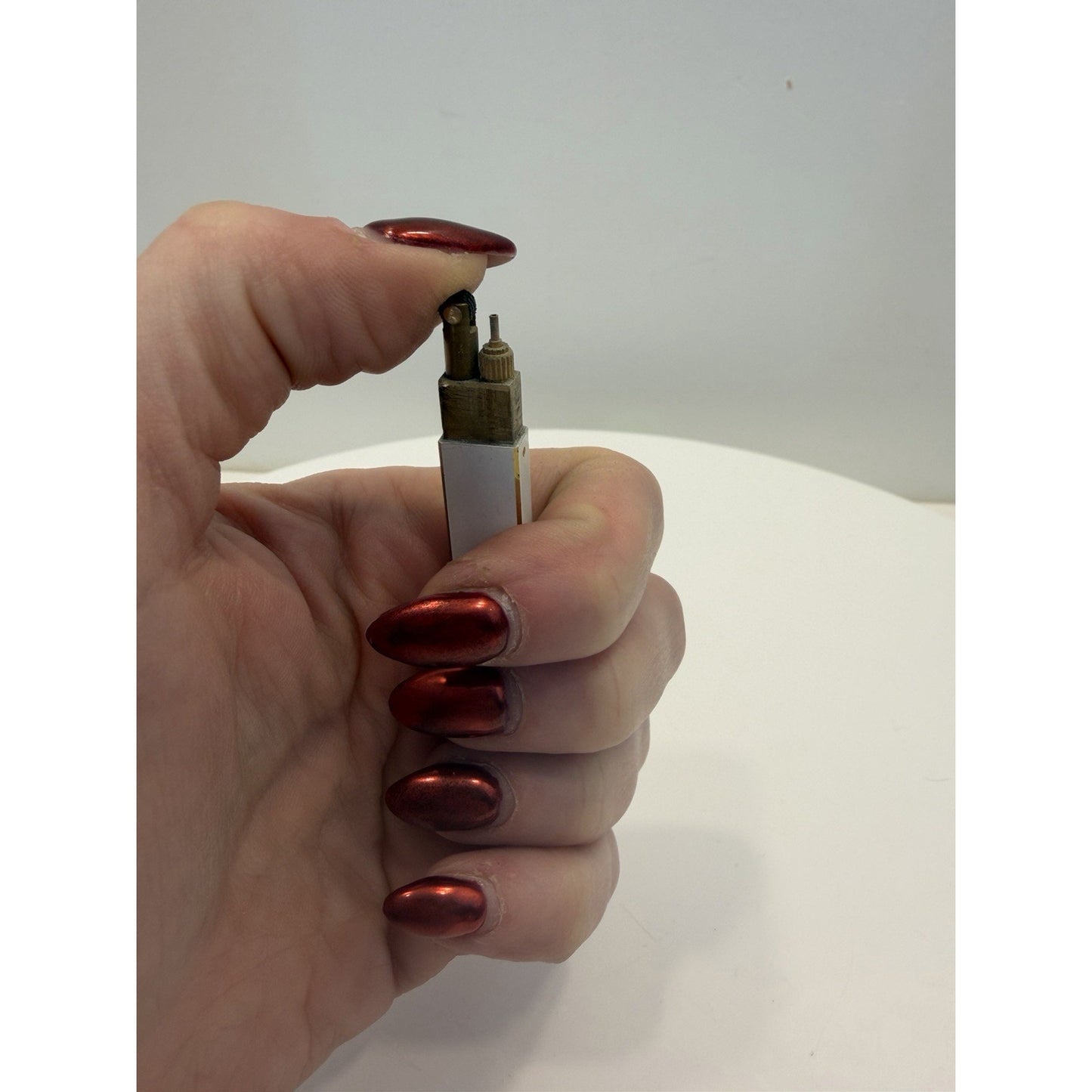 VINTAGE *NEW* 1950's Capri Vertical Stick White Japanese Lighter