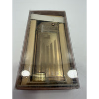 VINTAGE *NEW* 1950's Manor Gold Textured Butane Lighter