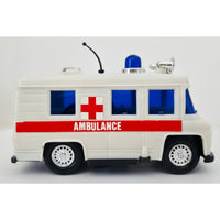 VINTAGE *NEW* 1960's Ambulance Emergency Truck Mercedes Van w/Real Siren Sound
