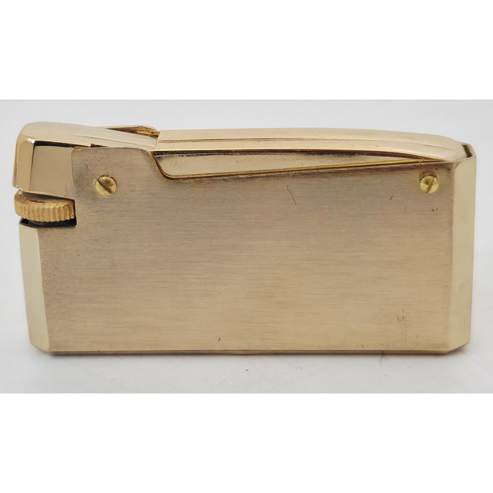 VINTAGE *NEW* 1950's Modern Alpha 800 Gold Super Gas Lighter Japan