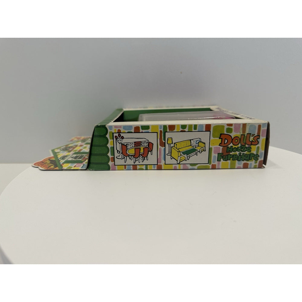 VINTAGE *NEW* 1970's Bathroom Dollhouse Furniture Set