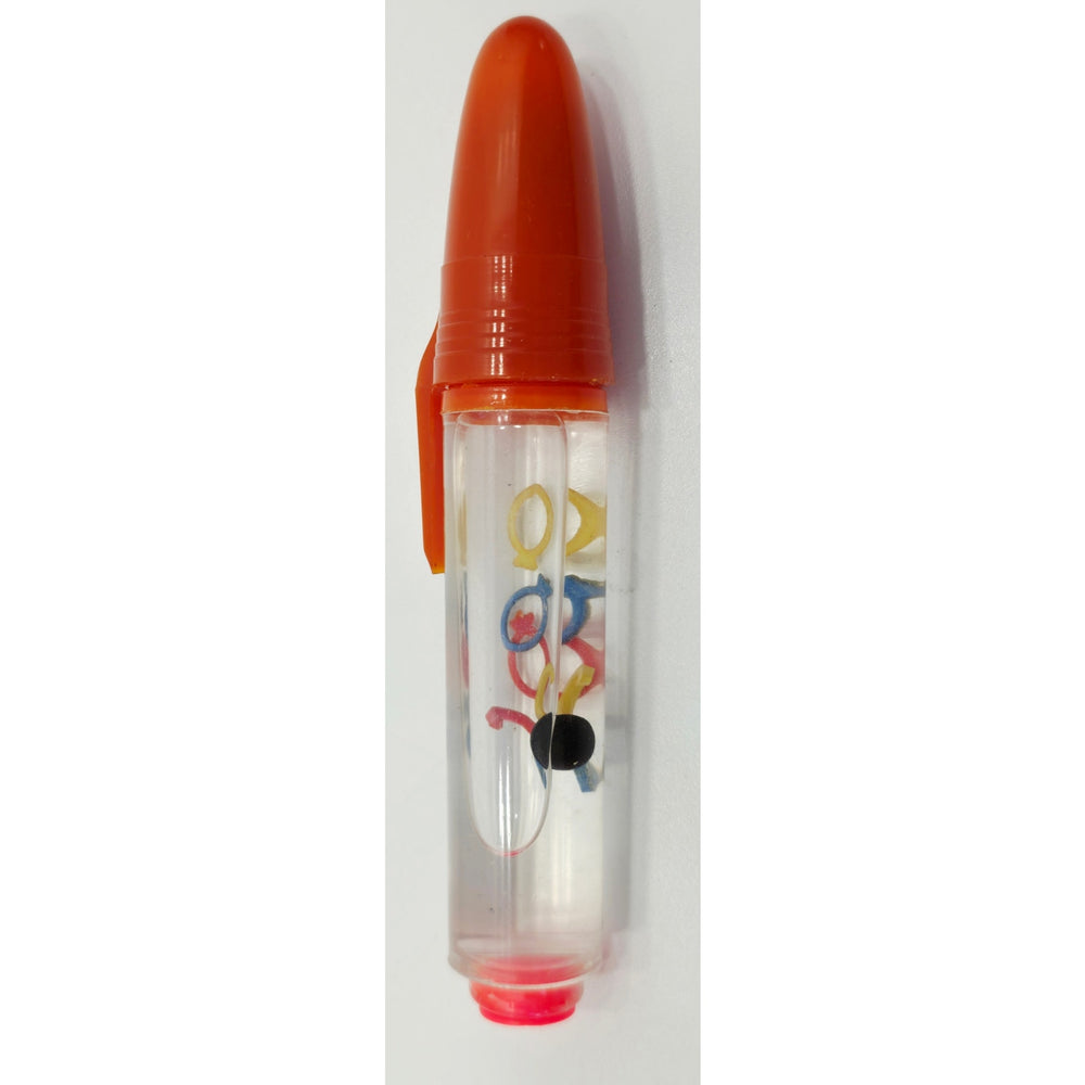 VINTAGE *NEW* 1970's Water Game | Puzzle Pen in Original w/Orange Cap