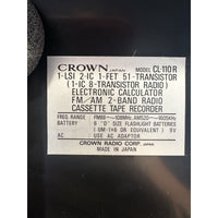 VINTAGE *NEW* 1977 Crown CL-110R Secret Agent Man Case
