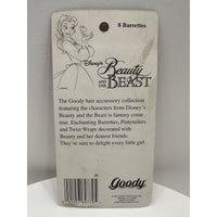 VINTAGE *NEW* 1992 Goody #69779 Disney Beauty & the Beast Clasp Barrettes