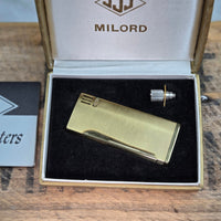 VINTAGE *NEW* 1960's JJJ Gold Butane Lighter Japan