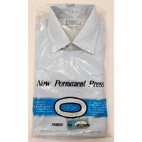 VINTAGE *NEW* 1960's Men's Light Blue Shirt Poly/Cotton Blend Size 14.5-32 by Duron