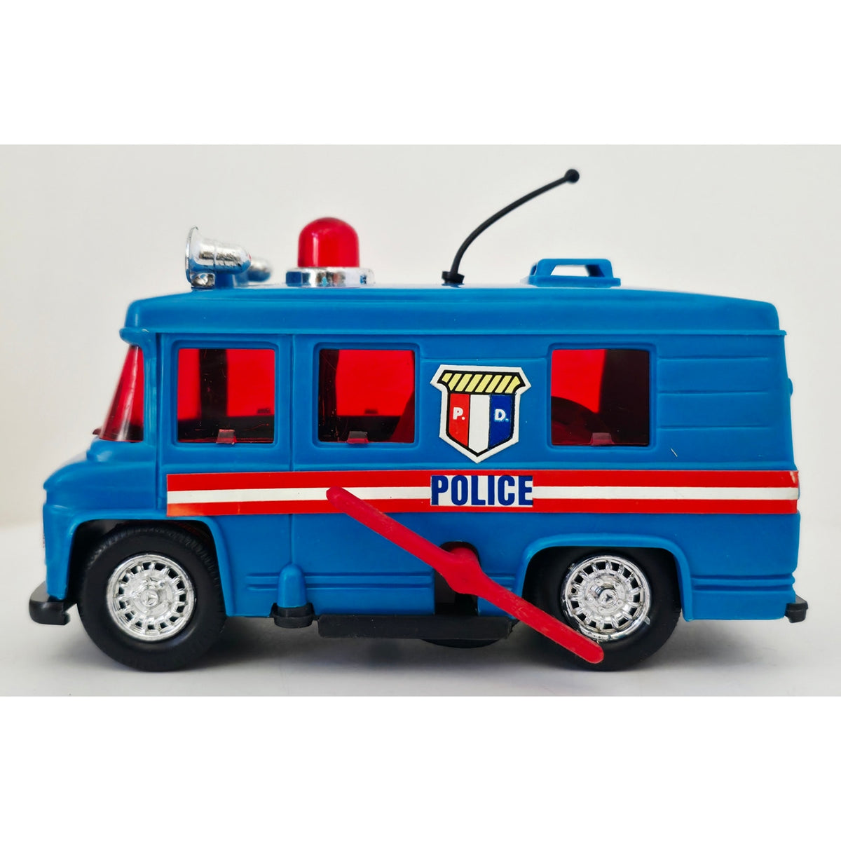 VINTAGE *NEW* 1960's Police Emergency Truck Mercedes Van w/Real Siren Sound 40