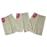VINTAGE *NEW* 1960's Women's Light Yellow High-Waisted Girdle Size XL Lot of 3