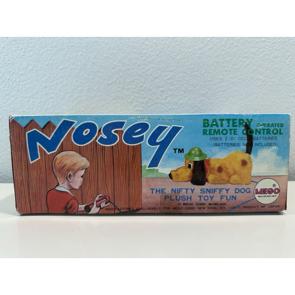 VINTAGE *NEW* 1960's Nosey Sniffy Puppy Dog Remote Control Battery-Operated Toy