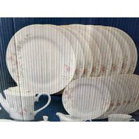 VINTAGE *NEW* 1960's Cambridge Rose Porcelain China Plates 45 Piece Full Set