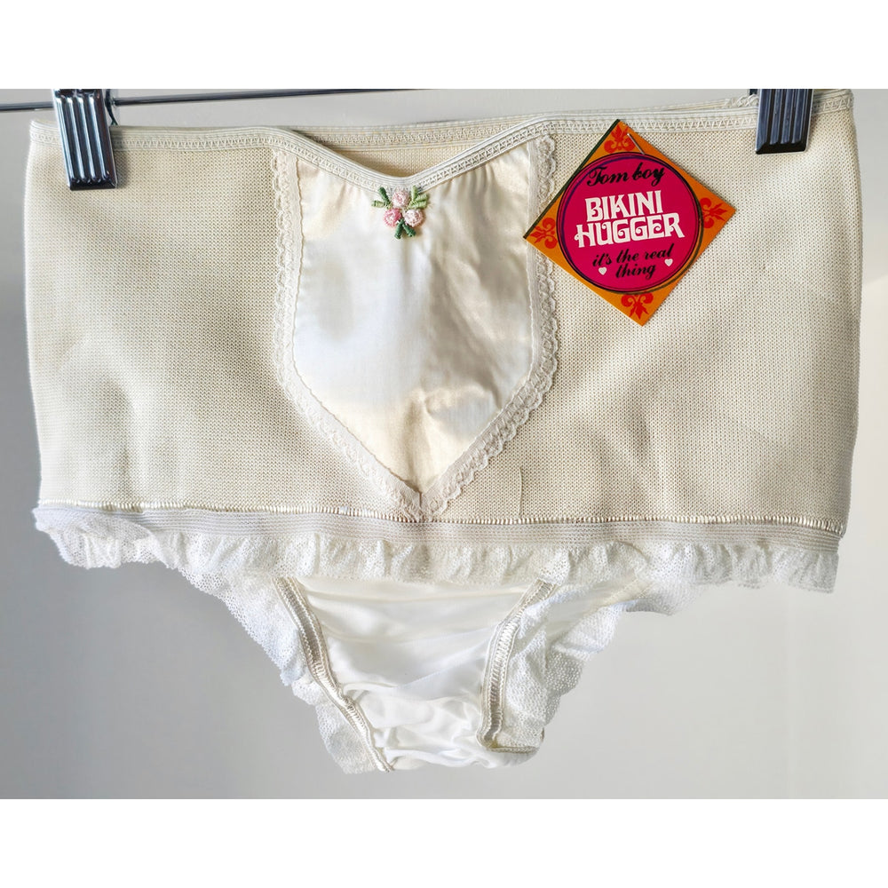 VINTAGE *NEW* 1960's Empire Foundation Women's Tom Boy Bikini Hugger Size L (28)