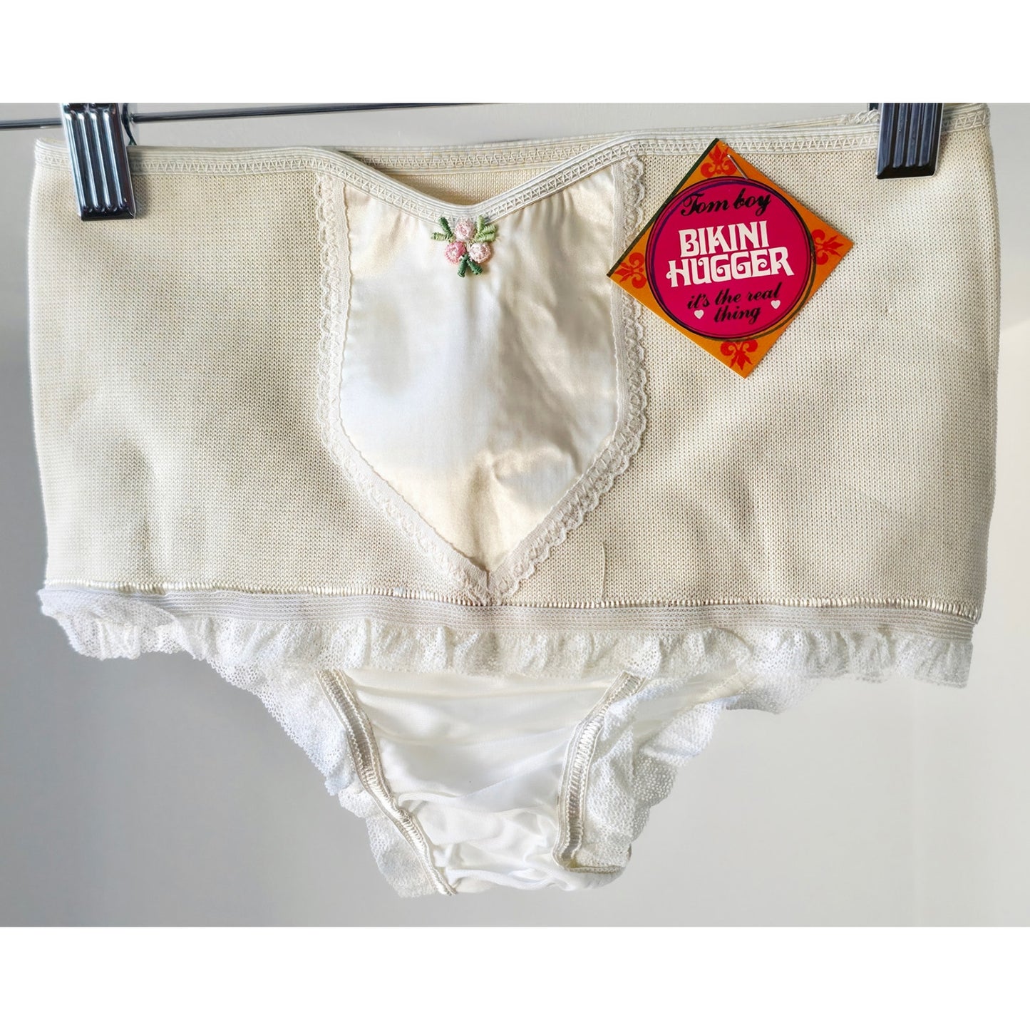 VINTAGE *NEW* 1960's Empire Foundation Women's Tom Boy Bikini Hugger Size L (28)