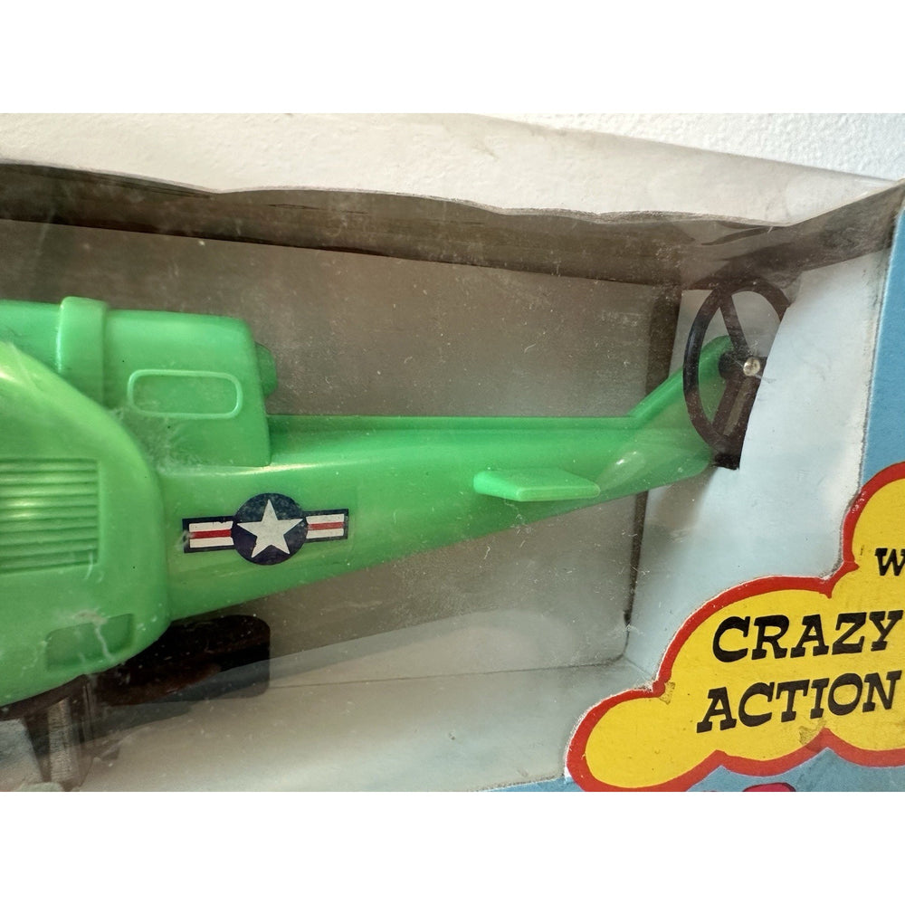 VINTAGE *NEW* 1960'S Wind Up Helicopter Plastic Toy HONG KONG