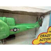 VINTAGE *NEW* 1960'S Wind Up Helicopter Plastic Toy HONG KONG