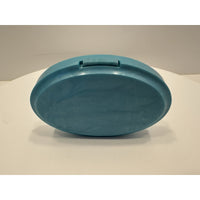 VINTAGE *NEW* 1960's Twin-Lite Beauty Lighted Hand Makeup Mirror - Blue