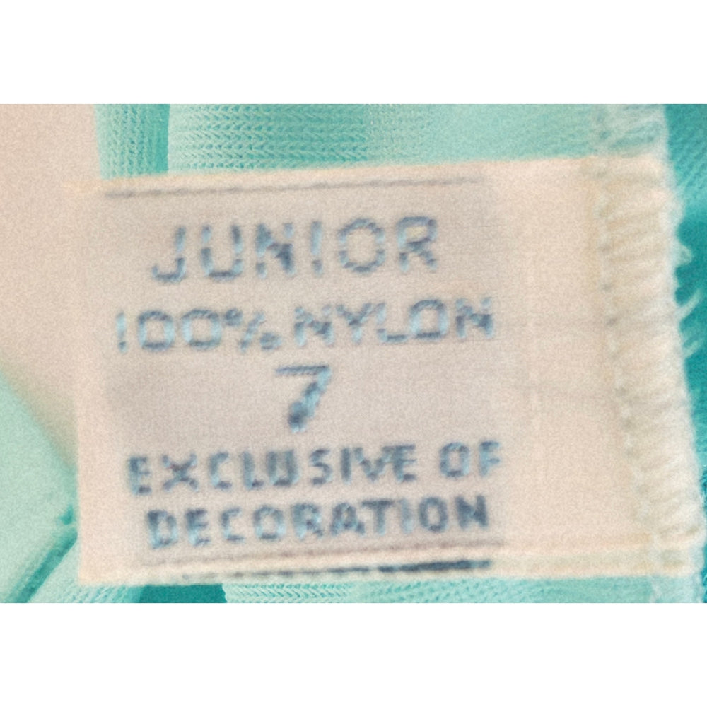 VINTAGE *NEW* 1960's Kayser Women's Light Blue with Lace Trim Slip Dress Junior M