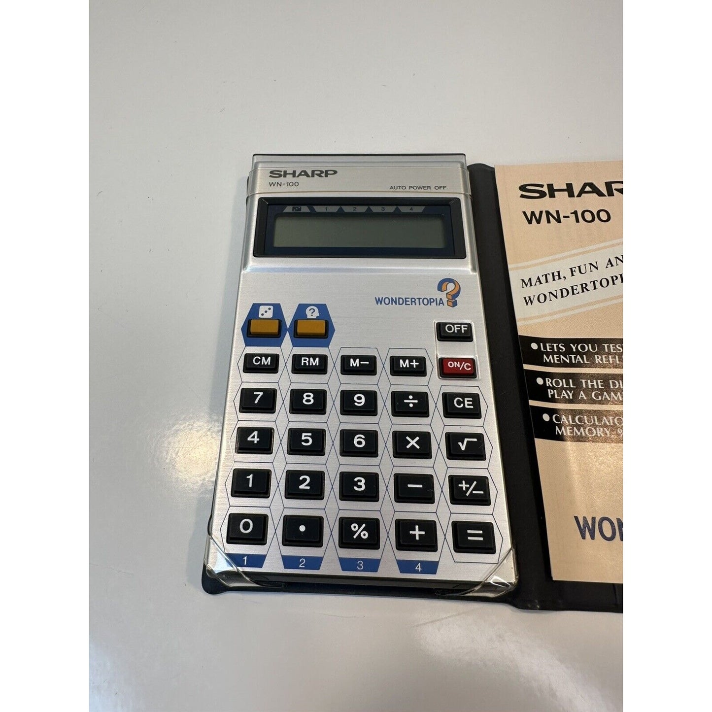 VINTAGE *NEW*  1980's Sharp WN-100 Wondertopia Calculator