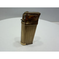 VINTAGE *NEW* 1950's Manor Gold Textured Butane Lighter