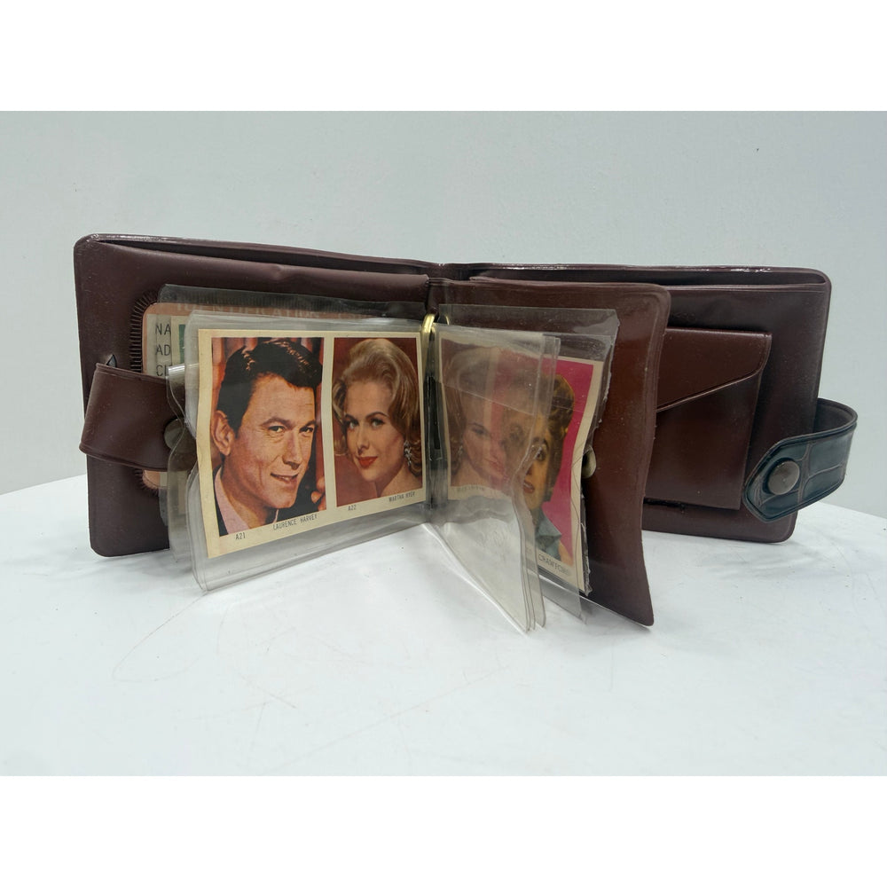 VINTAGE *NEW* 1970's Stacy Bi-Fold Coin/Photo/Cash Snake Print Wallet