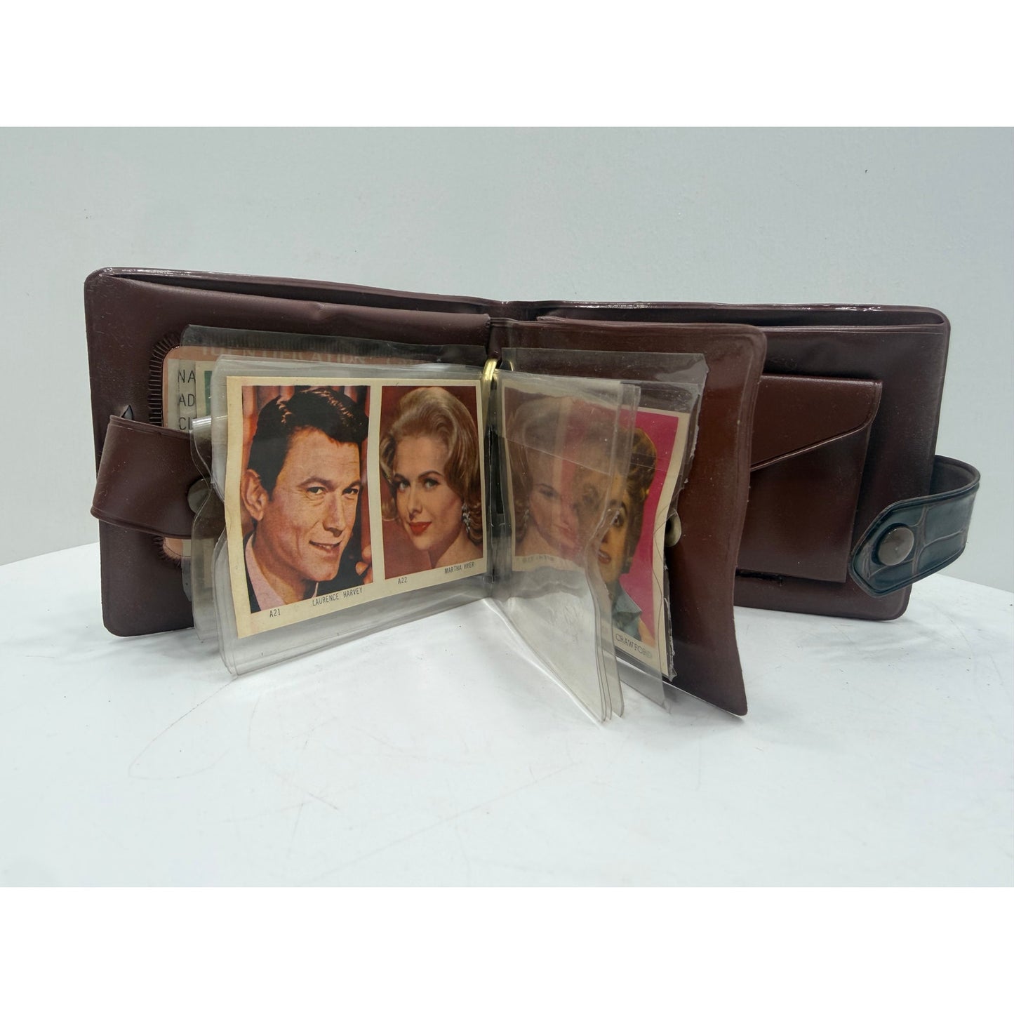 VINTAGE *NEW* 1970's Stacy Bi-Fold Coin/Photo/Cash Snake Print Wallet